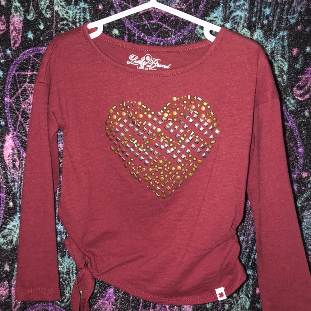 Adorable Long Sleeve with rhinestones